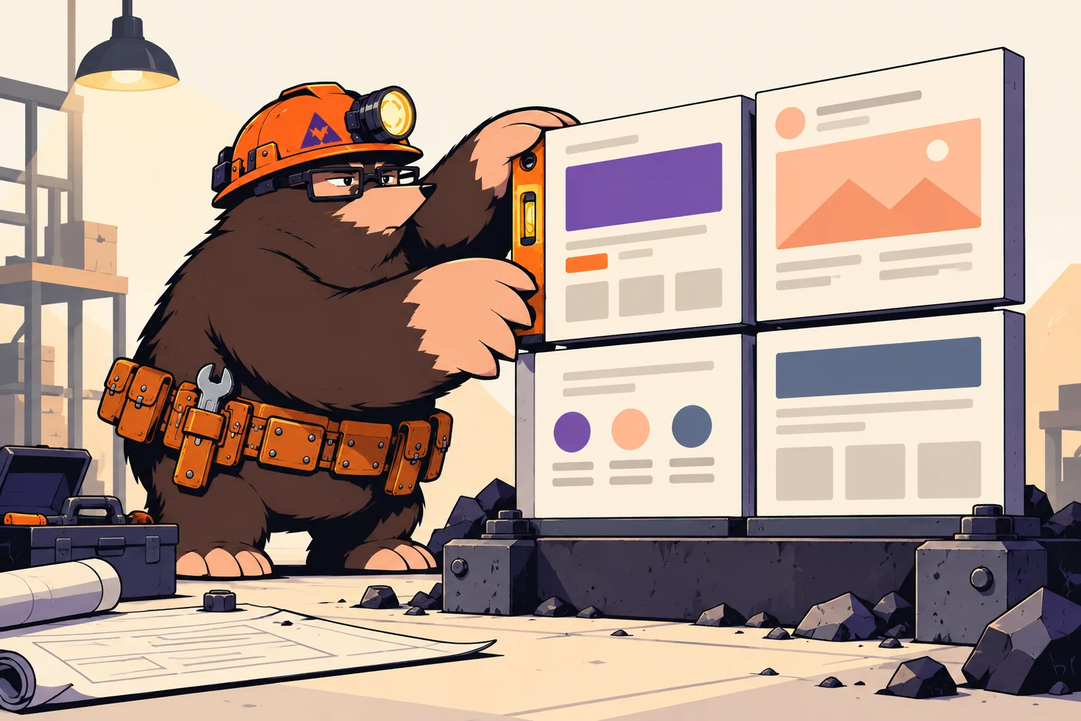 SERPMOLE Foreman building a website